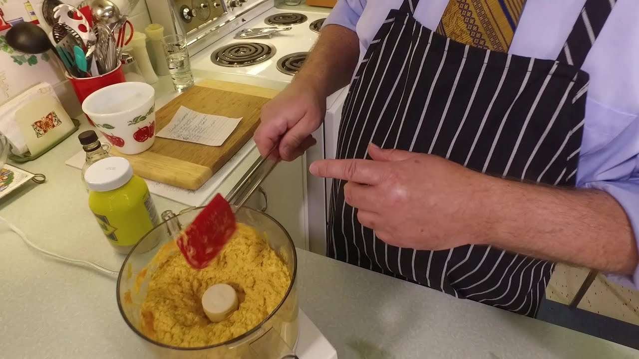 Making Pumpkin Hummus