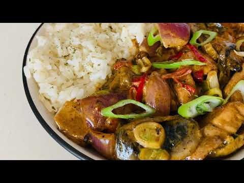 SMOKE PAPRIKA CREAM N MUSHROOM CHICKEN || QUICK N EASY DINNER RRCIPE || RICE N HEBS || DRECOOKS