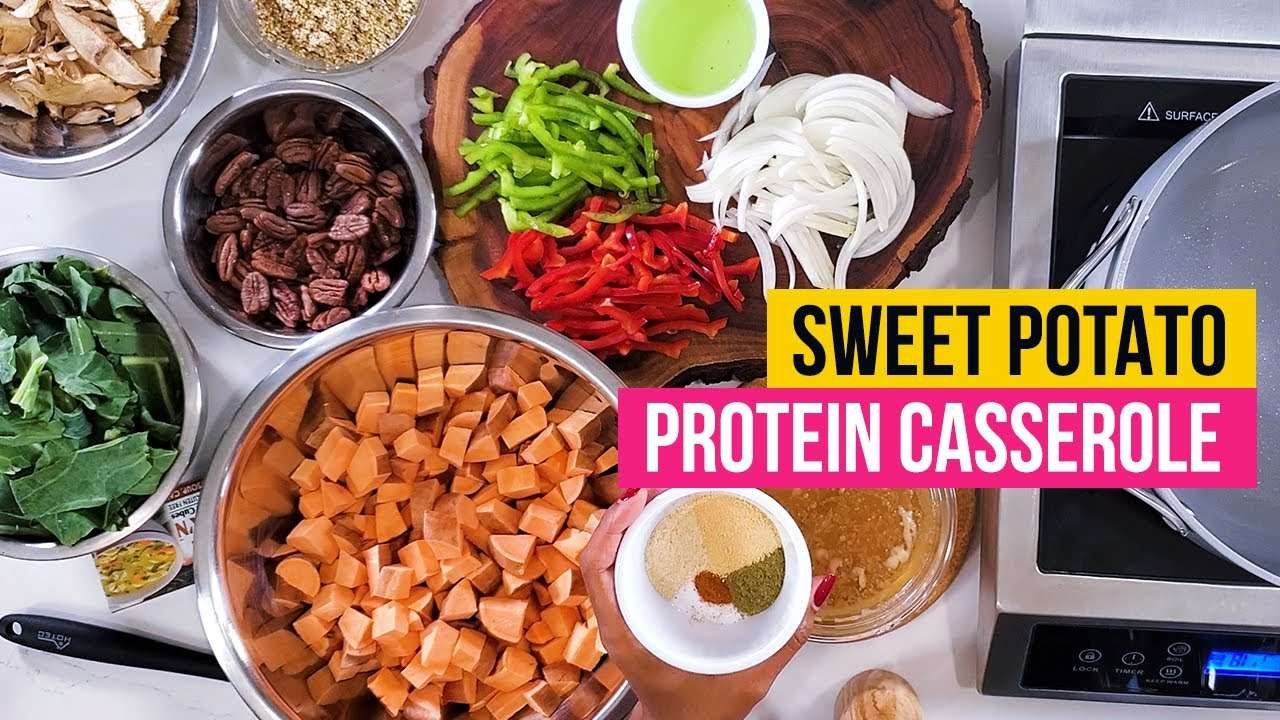 Sweet Potato Protein Casserole Vegan Recipe | S03E02