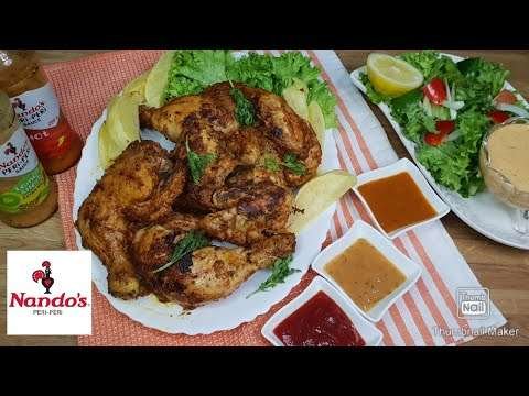 Nando's style peri peri chicken with home made sauce special recipe by Mrs Baig