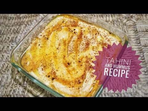 Tahini & Hummus Recipe |Arabic hummus recipe | Easy hummus at home