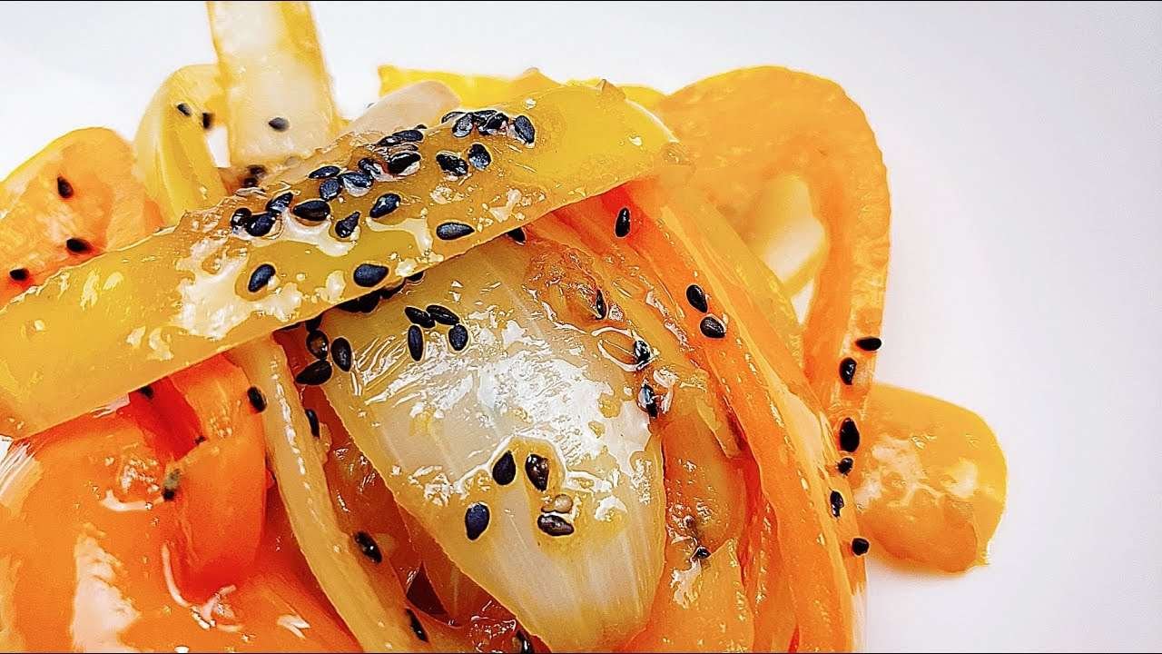 Healthy Bell Pepper & Onions (Paprika) Side dish Recipe | Only 5mins | Sugar-Free |  파프리카 반찬