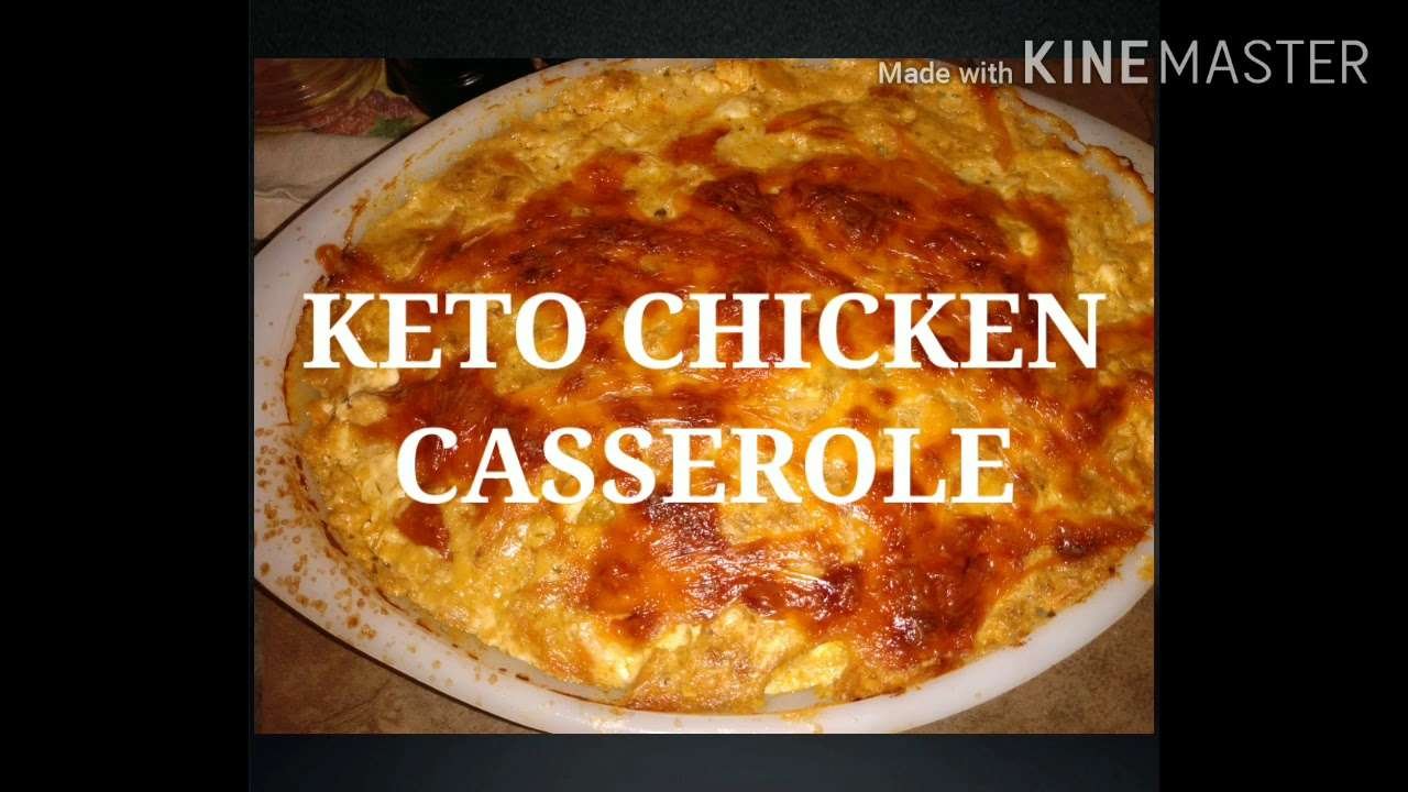 KETO CHICKEN SALSA VERDE CASSEROLE