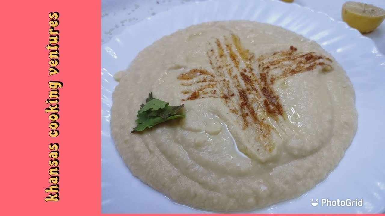 Hummus sauce recipe | easy recipe | khansas cooking ventures