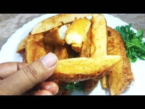 Crispy Potato Wedges | How to make Potato Wedges | Easy Potato Snacks
