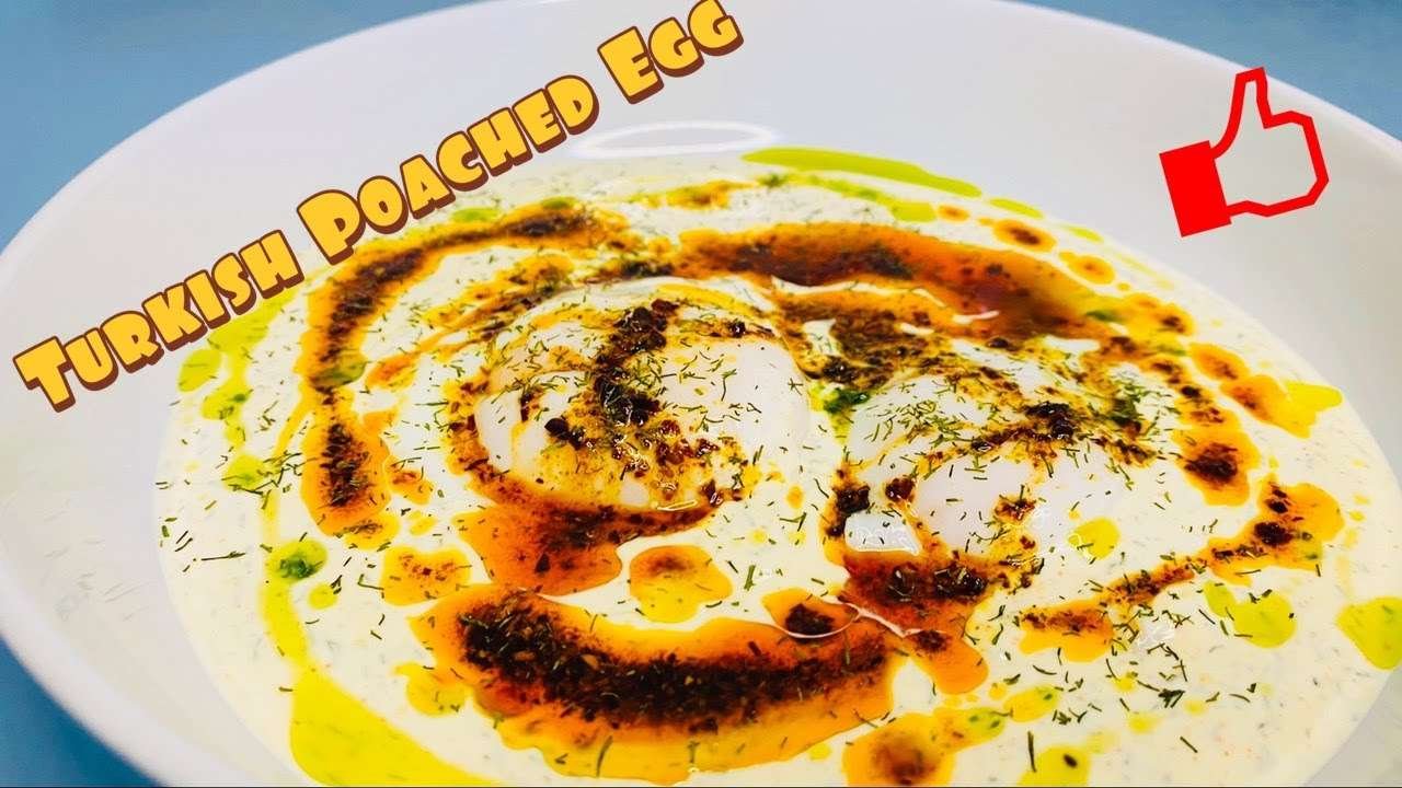 Turkish Poached Egg/Best Poached Egg/How To Poach Eggs in Turkish Style. Best Way to Poach Egg