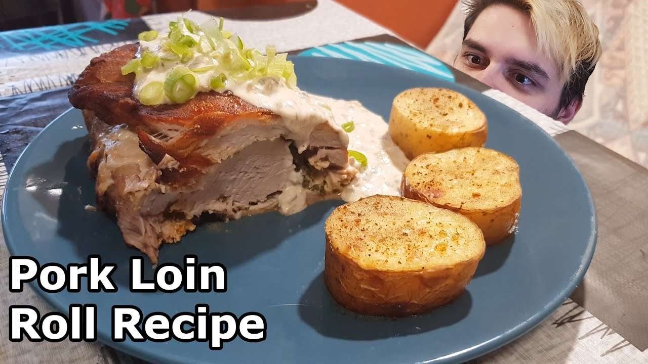 The Best Pork Loin Roll Recipe With White Mushroom Sauce I Know
