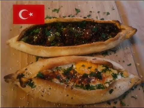 PIDE (pão turco recheado) – 2 recheios / Turkish pide bread