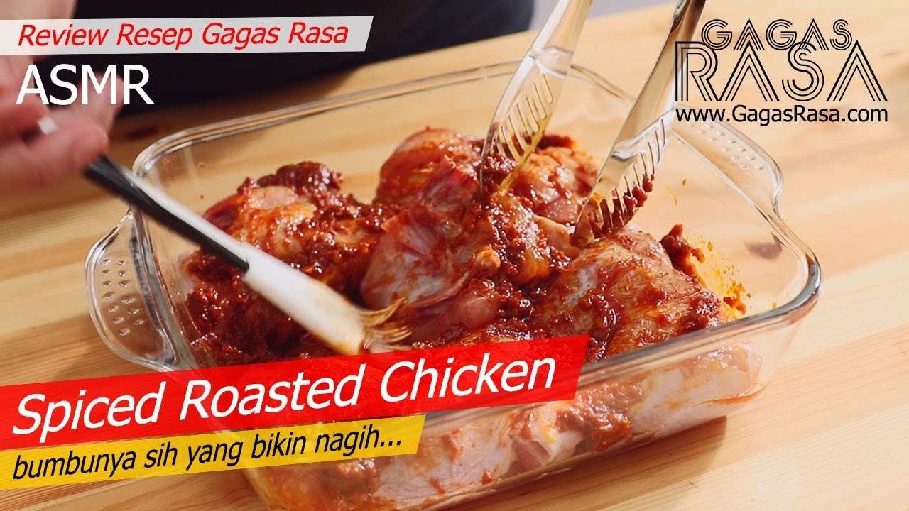 Review Resep Spiced Roast Chicken | Gagas Rasa ASMR cooking