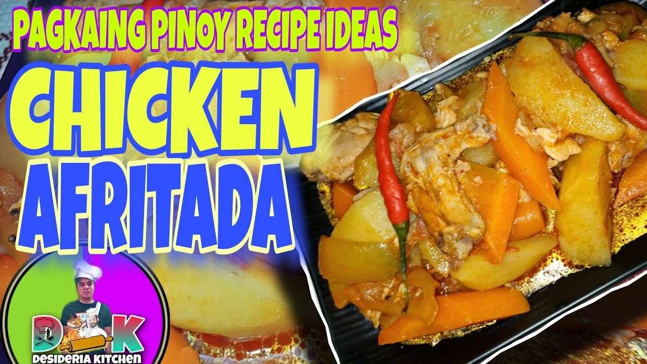 PAGKAING PINOY RECIPE IDEAS CHICKEN AFRITADA | CHICKEN AFRITADA RECIPE | HOW TO COOK AFRITADA
