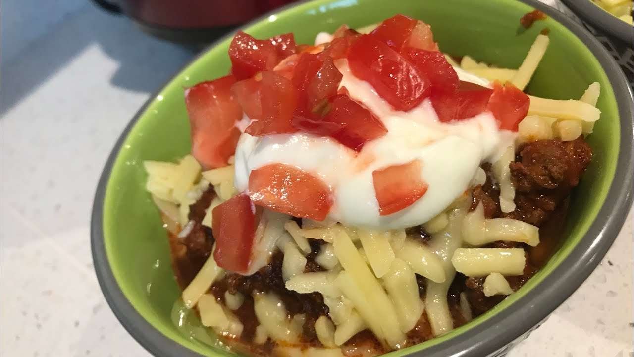 Chilli con carne in the slow cooker. Easy peasy dinner!