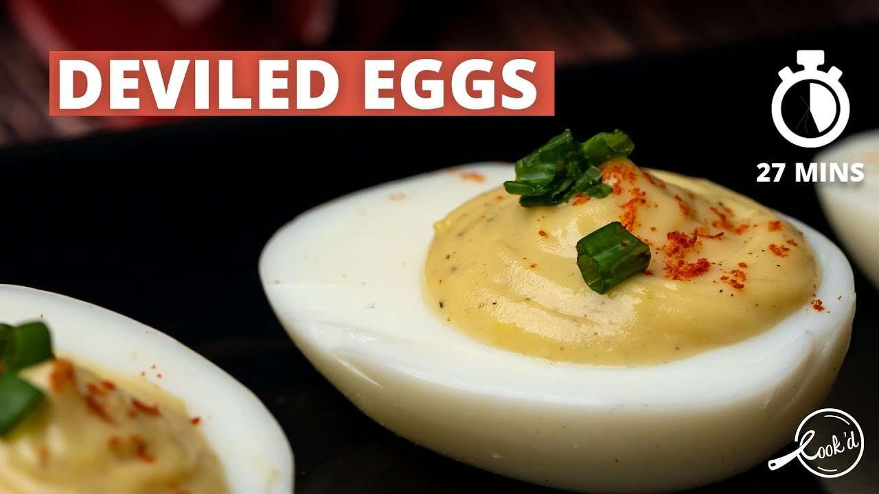 Deviled Eggs Recipe | Stuffed Eggs | Egg Recipes | How to make Deviled Eggs | Cookd