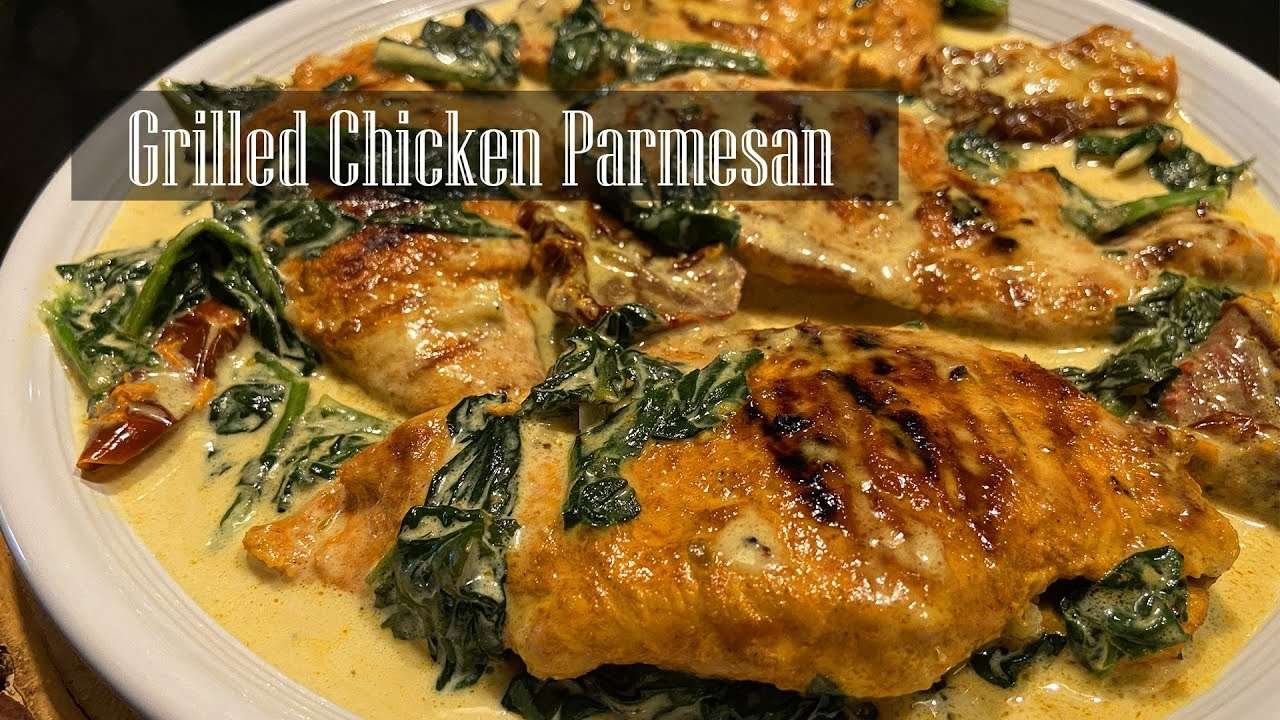 Grilled Chicken in Garlic Parmesan Cream Sauce || Creamy Garlic Parmesan Chicken Recipe – RKC