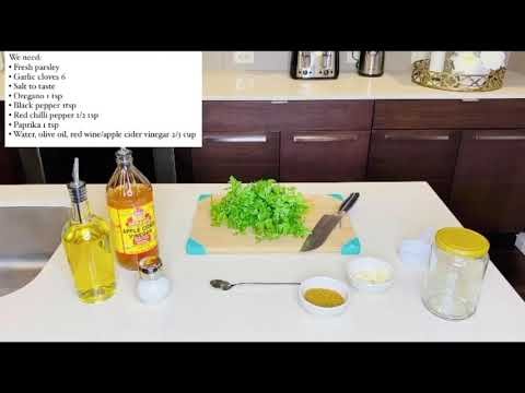 TRADITIONAL CHIMICHURRI – CHIMICHURRI ARGENTINO