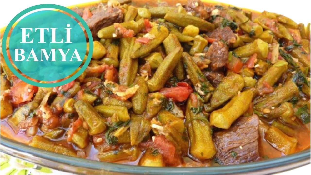 Taze bamya nasıl pişirilir – etli bamya tarifi – taze bamya – bamya yemeği yapılışı