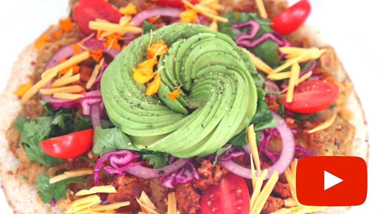 Vegan Tlayudas