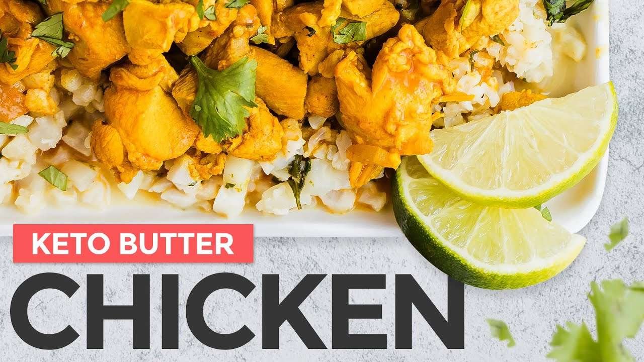 KETO BUTTER CHICKEN IN AN INSTANT POT 🥘 Easy Cilantro Lime Cauliflower Rice