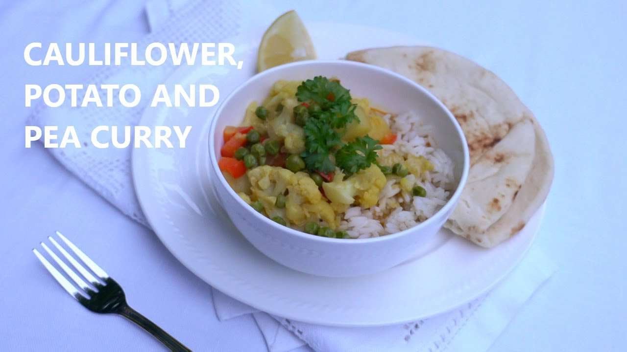 Cauliflower, Potato and Pea Curry