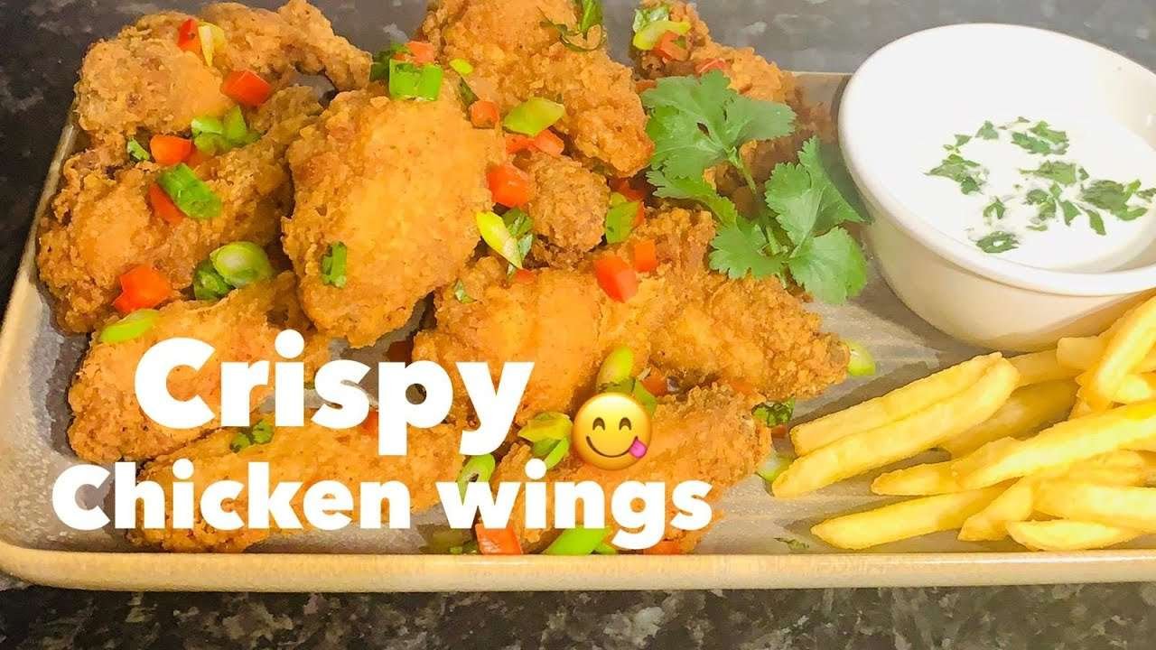 Crispy chicken wings