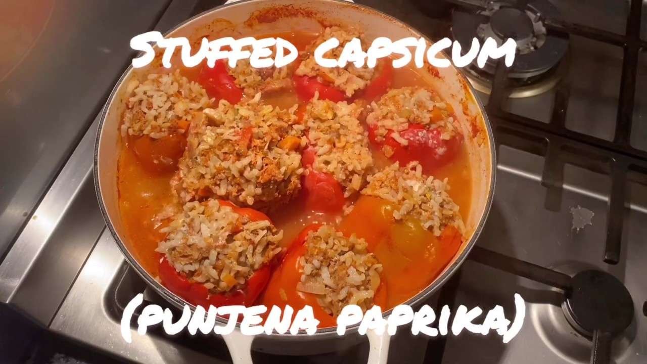 Stuffed Capsicum (Punjena Paprika)