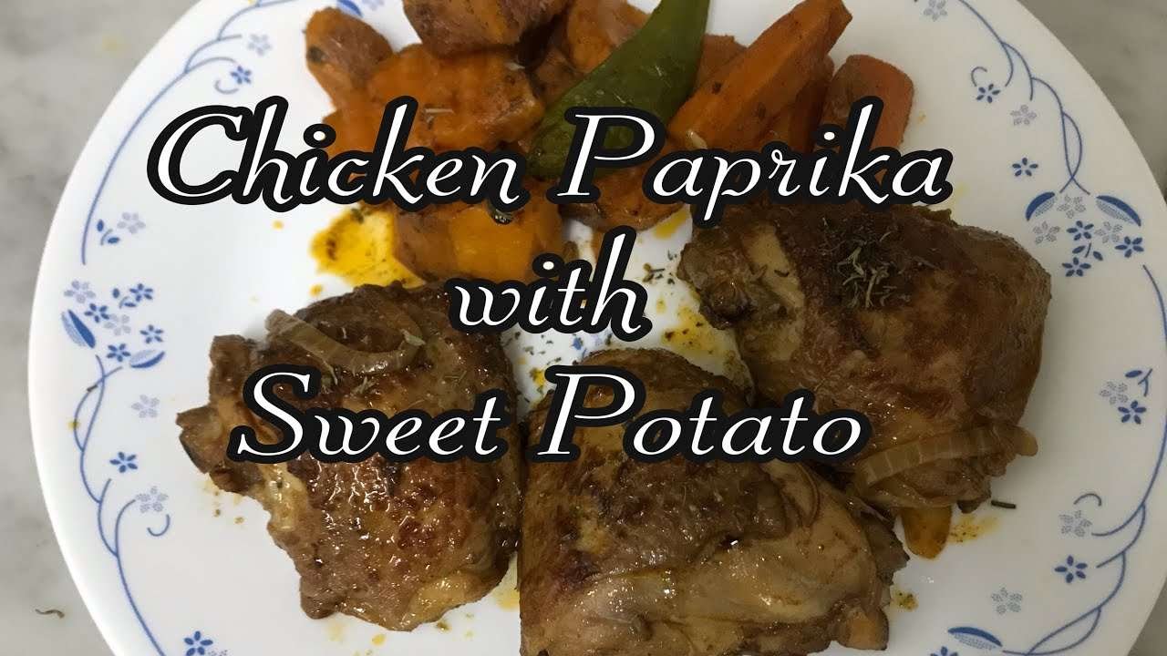 Chicken Paprika with Sweet Potato