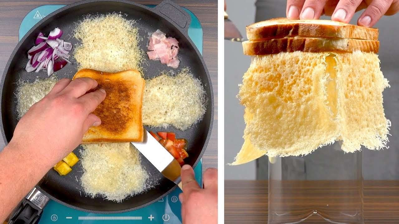 Fry White Bread In A Pan To Make The World's Best Sandwich