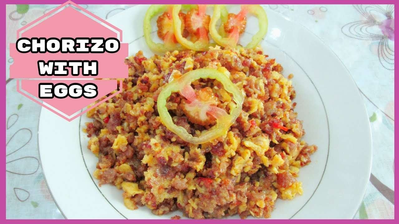 CHORIZO WITH EGGS | HOW TO COOK CHORIZO WITH EGGS | EASY TO COOK CHORIZO WITH EGGS | SIMPLE RECIPE