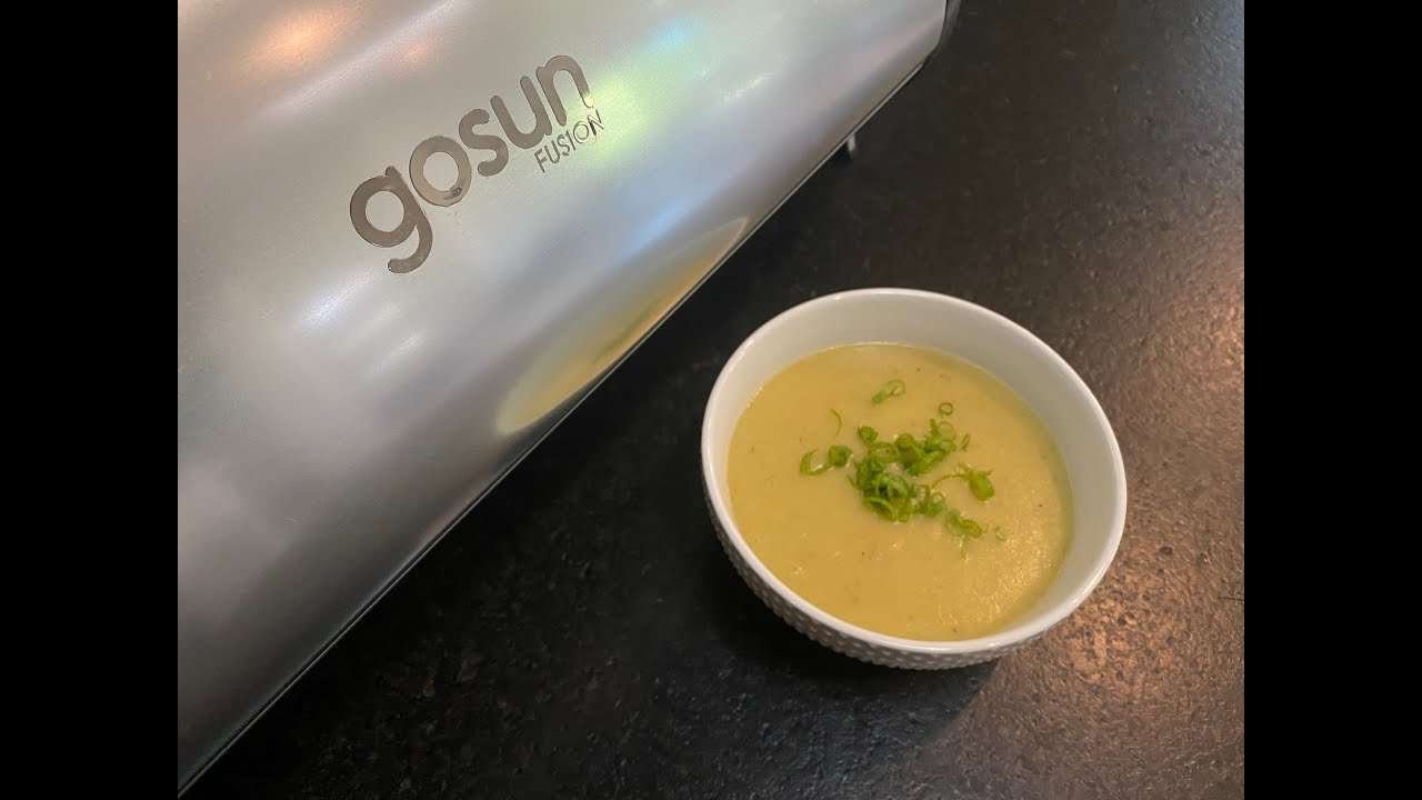 Potato Leek Soup. Vegan & Gluten Free. Perfect for Fall/Winter. Made with a Solar Oven/GoSun Fusion.