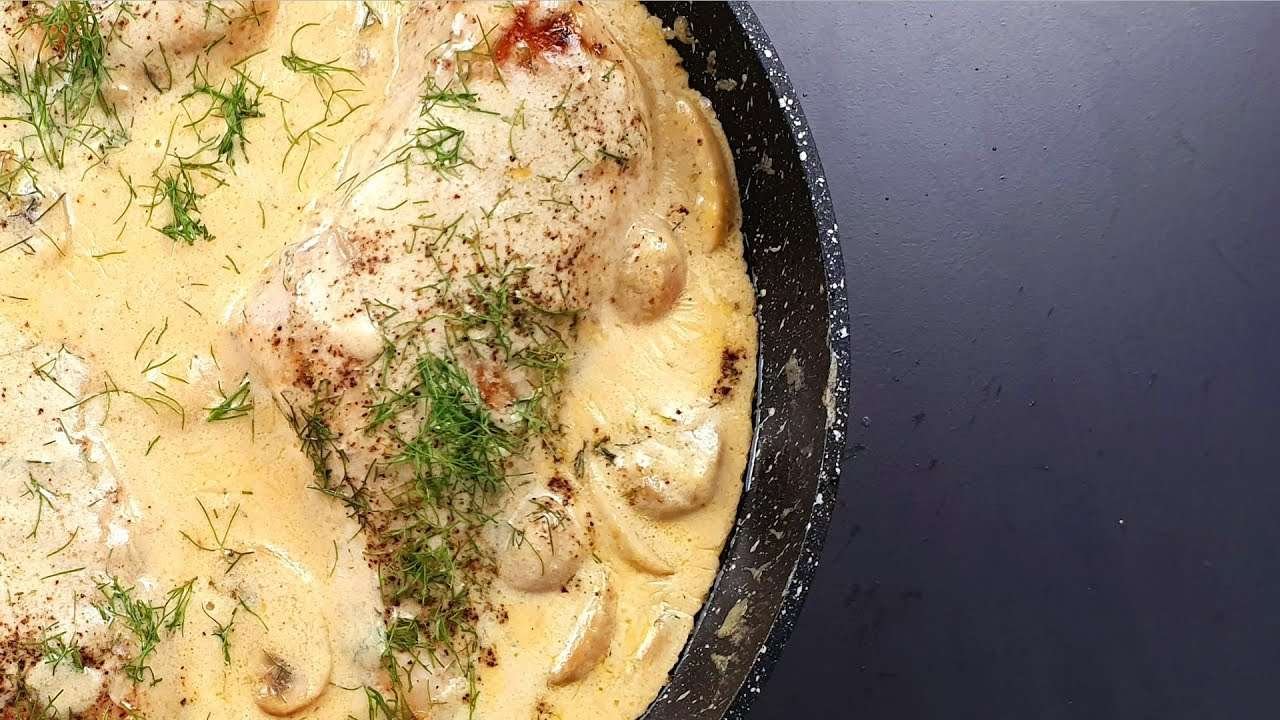 Creamy Garlic and Mushroom Chicken | Easy and Yummy one pot dinner recipe | cookbites