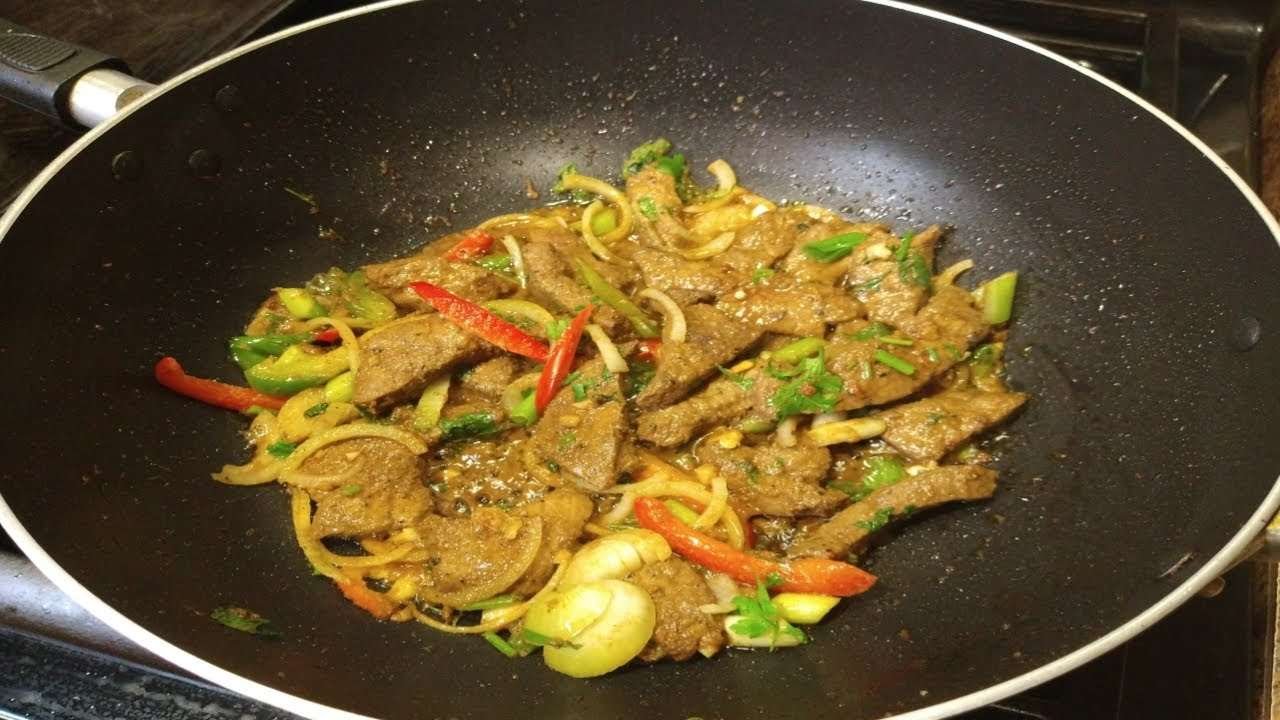 BEEF LIVER RECIPE/COOKING BEEF LIVER BY COOKINGWITHNP