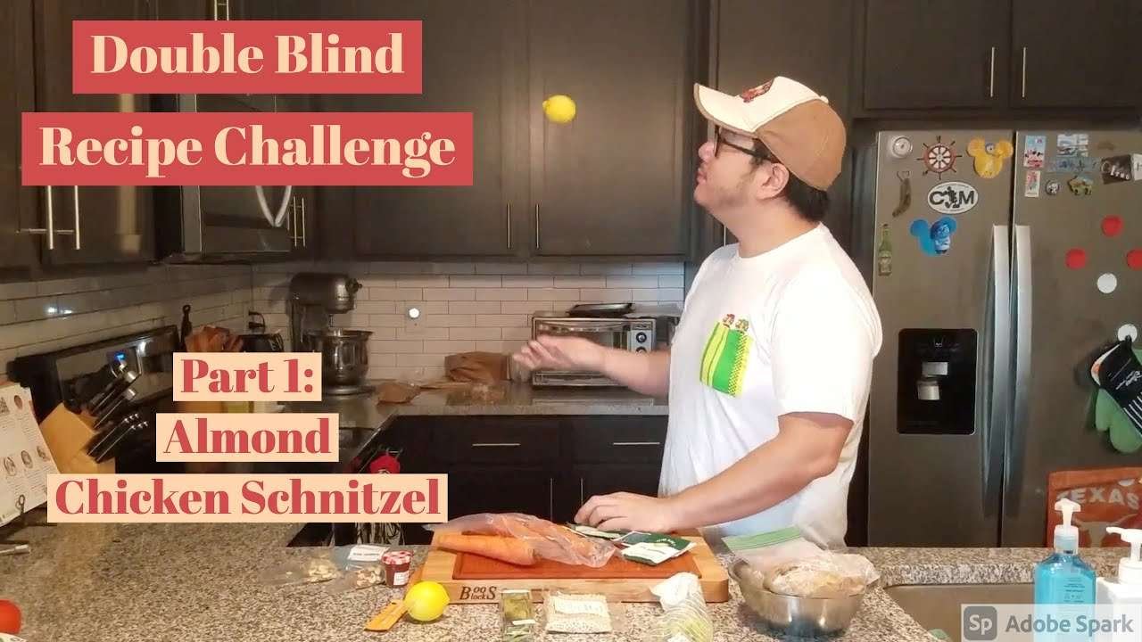 Part 1: Double Blind Recipe Challenge — Almond Chicken Schnitzel