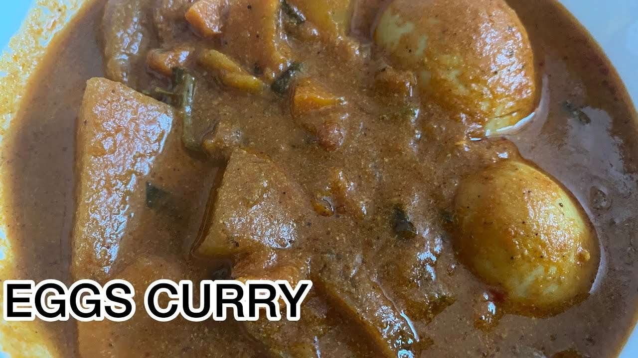 EGGS POTATOES CURRY RECIPE