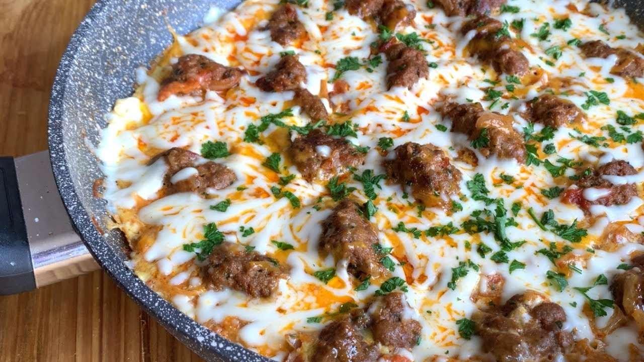 Delicious Beef Recipe With Eggs Ever : Easy dish for lunch at home [ Easy meat with eggs recipe ]