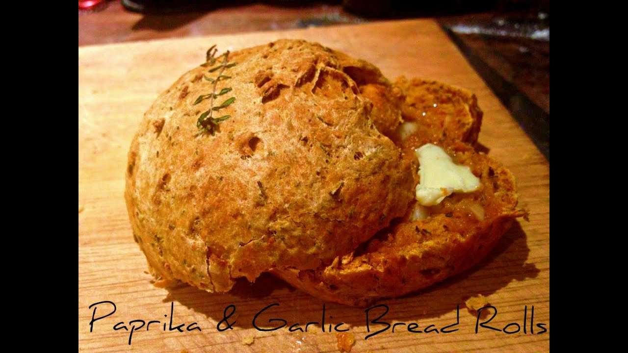 How to make Paprika & Garlic Bread Rolls  – Stop Motion Cookery