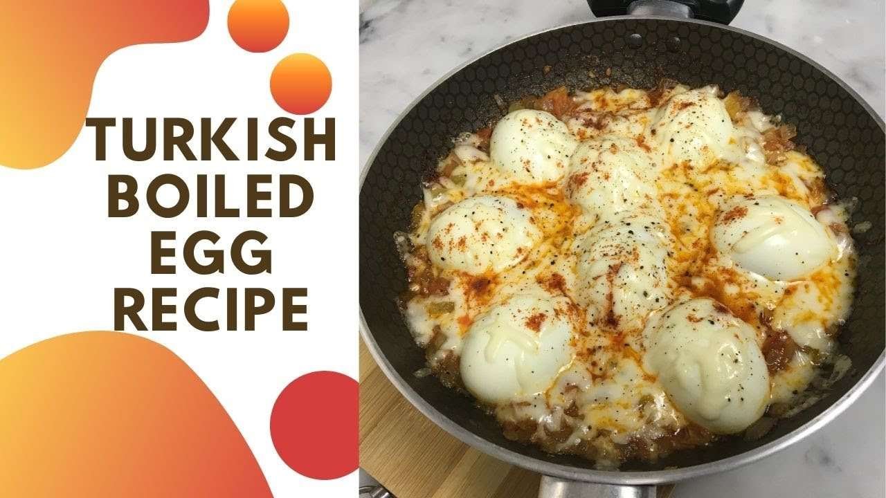 TURKISH BOILED EGG RECIPE | Easy Egg Meals | 10 Minutes Egg Recipes | Dinner Recipes | LET'S TRY IT
