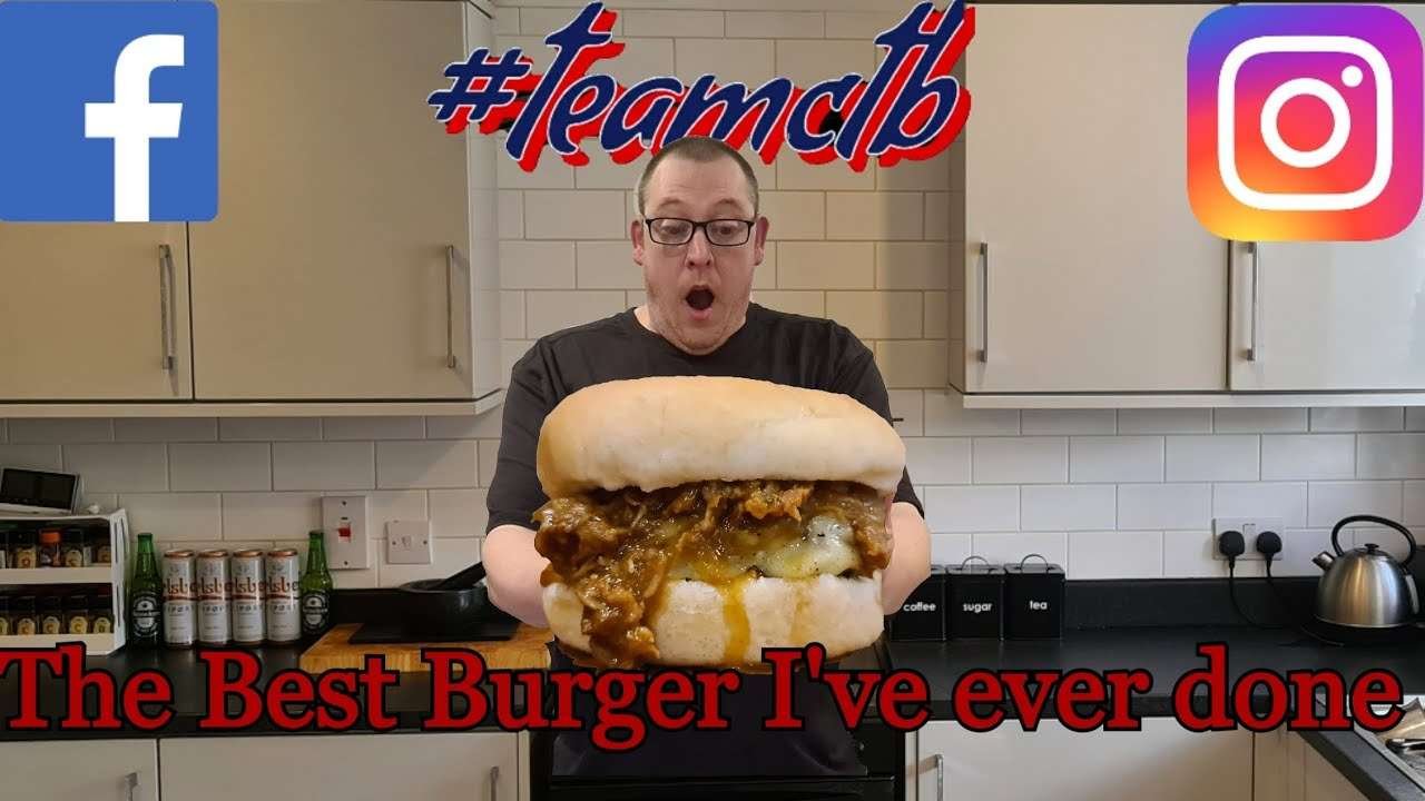 The Best Burger I've Ever Done | Beef, Cheese and Pulled Pork