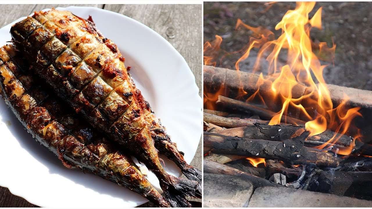Grilled Mackerel with Garlic and Paprika || Marinade for fish || Roasted Fish