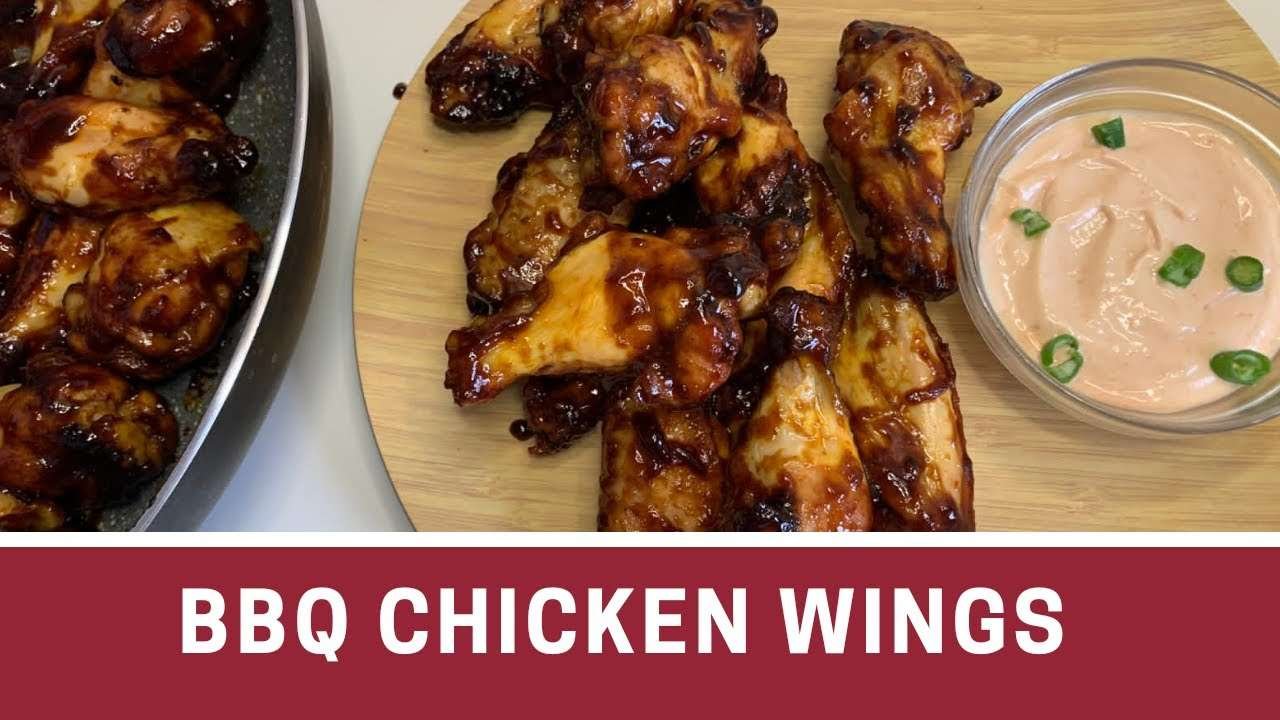 OVEN BBQ CHICKEN WINGS | BEST BARBEQUE CHICKEN WINGS