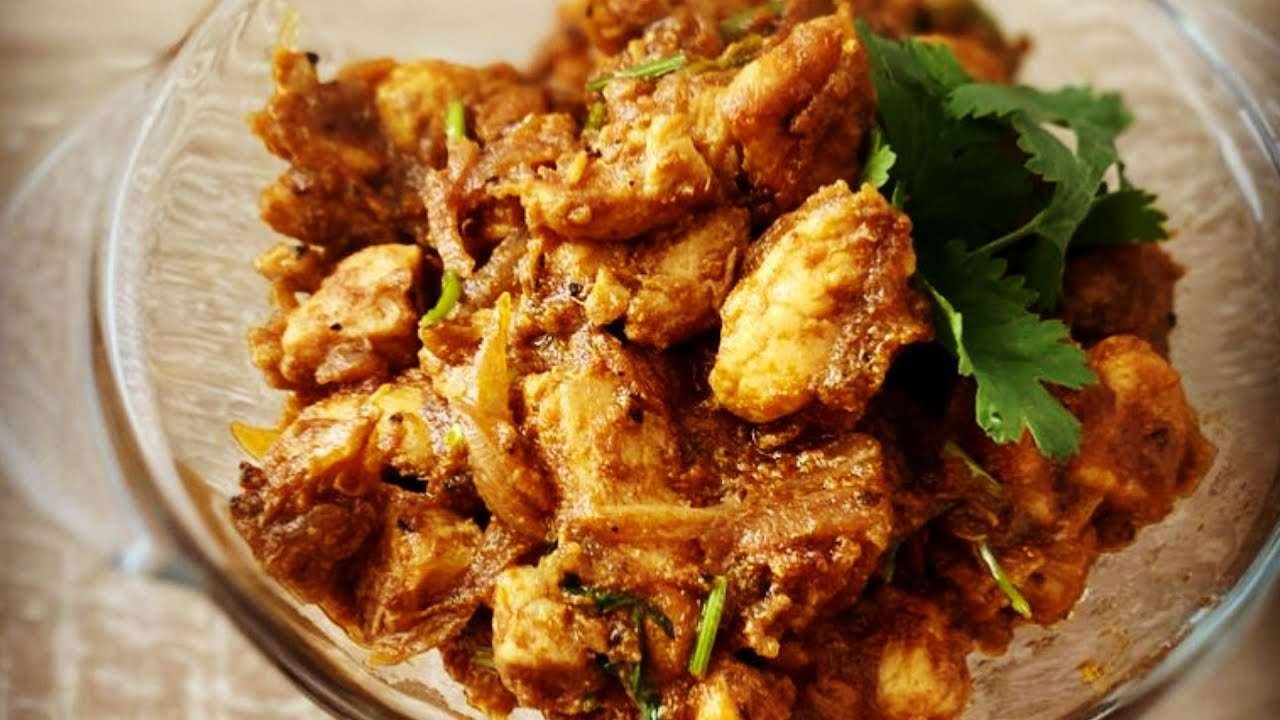 Tasty & Quick Chicken Dry Roast without tomato | Recipe in French,Tamil&English | Trending Recipes