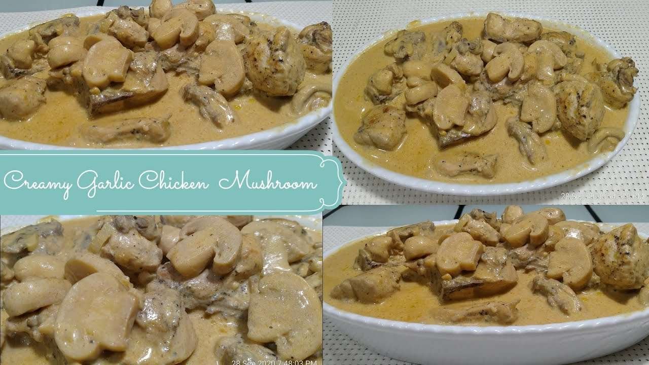 Creamy Garlic Chicken with Mushroom Recipe | Swak sa Budget ng Pamilya