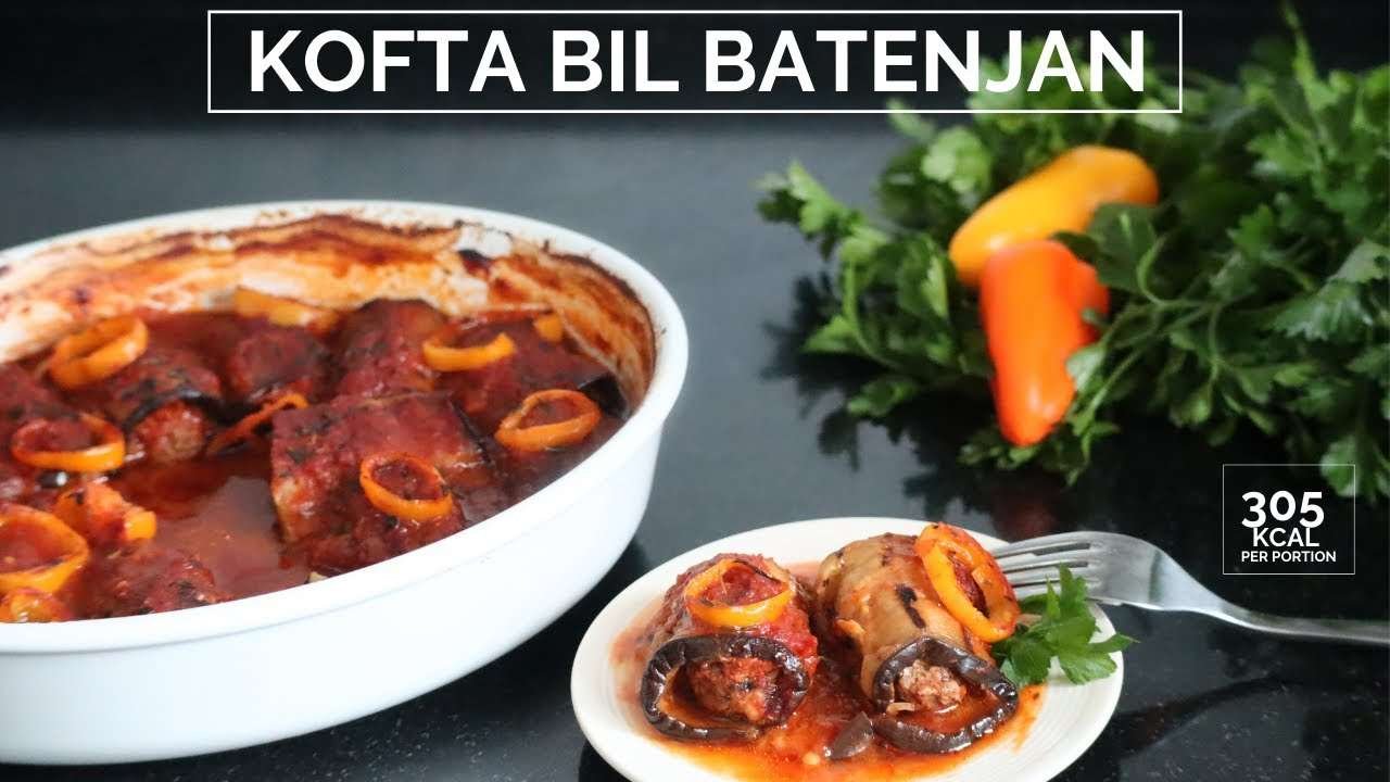 Kofta ma batinjan  – Baked kofta with tomato sauce and eggplant – صنية كفتة بل البيتنجان