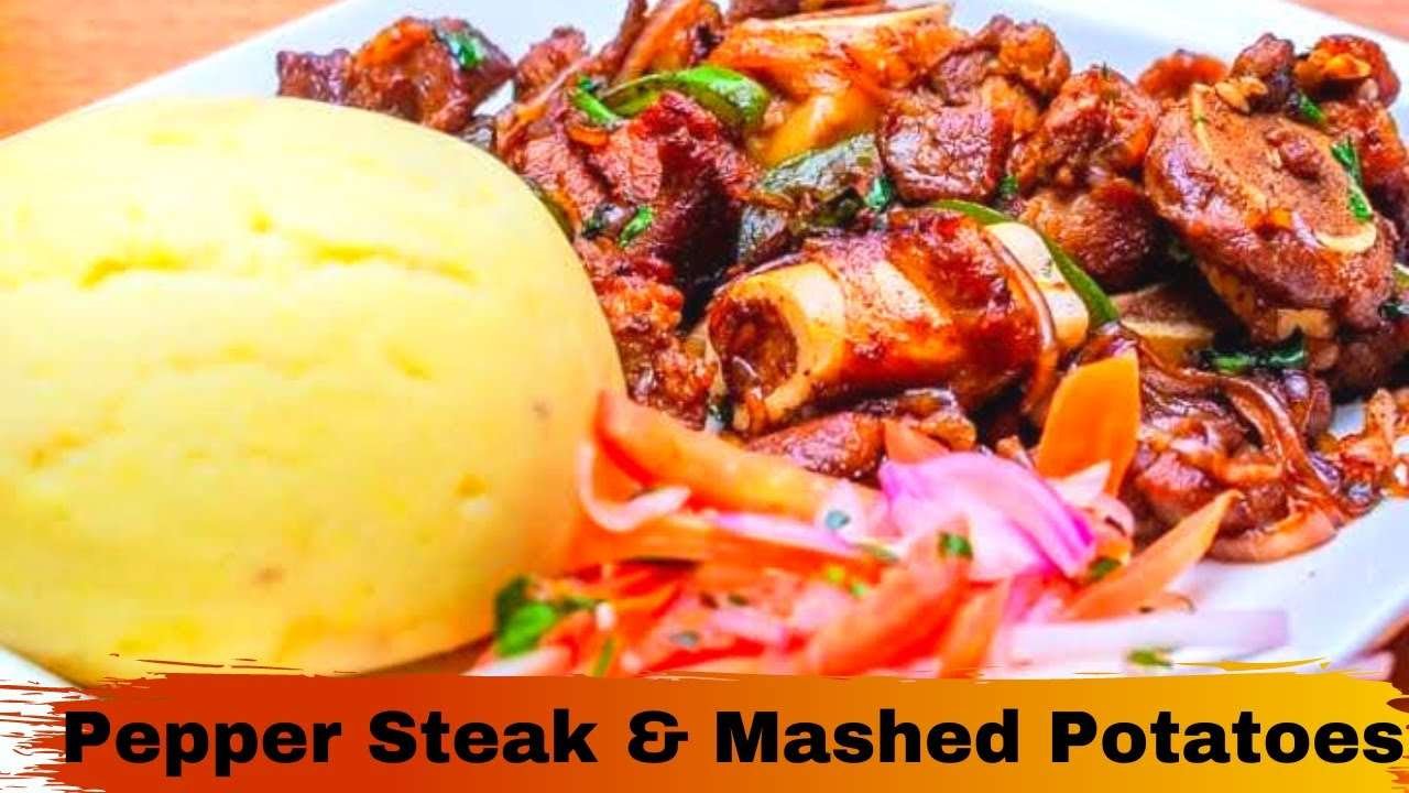 Fried Pepper Steak with Mashed Potatoes | Kenton's Kitchen