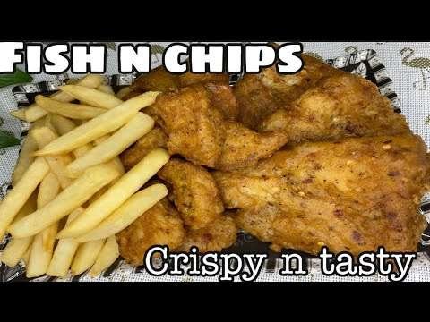 Fish n chips at home | best crispy batter fish and chips | restaurant style | Easyomatic cuisine |