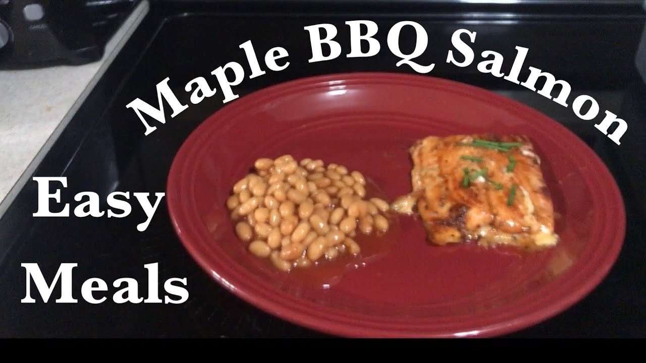 Maple BBQ Baked Salmon