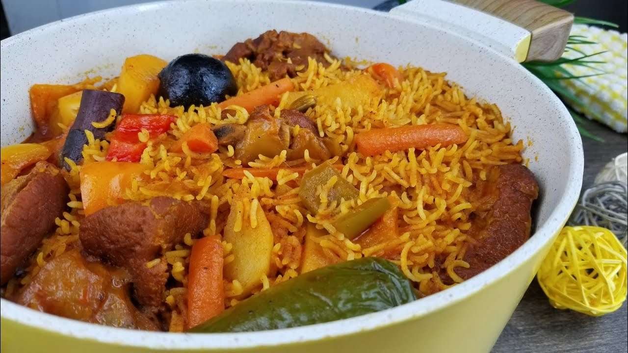 طبخ كبسة اللحم مع الرز والخضار أطيب وصفة | Meat And Rice Kabsa (Best Easy Kabsa Recipe! )