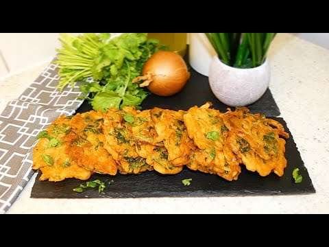 How to make/cook Indian Onion Barjis | pakoras