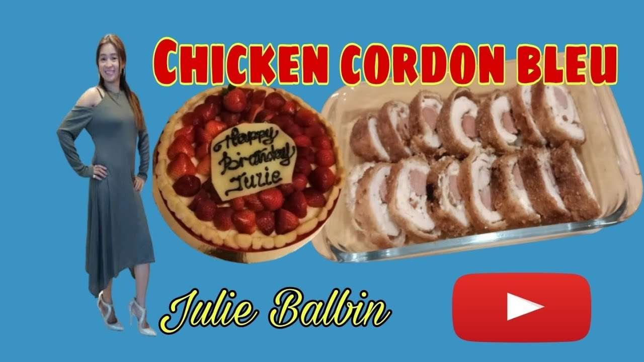 Easy chicken cordon bleu simple recipe/Julie balbin
