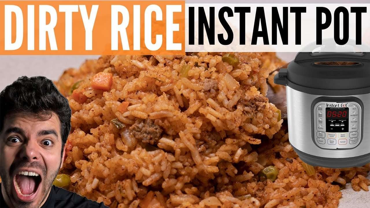 Instant Pot Dirty Rice | The BEST Louisiana Cajun Dirty Rice Recipe EVER | PERFECT for SEAFOOD
