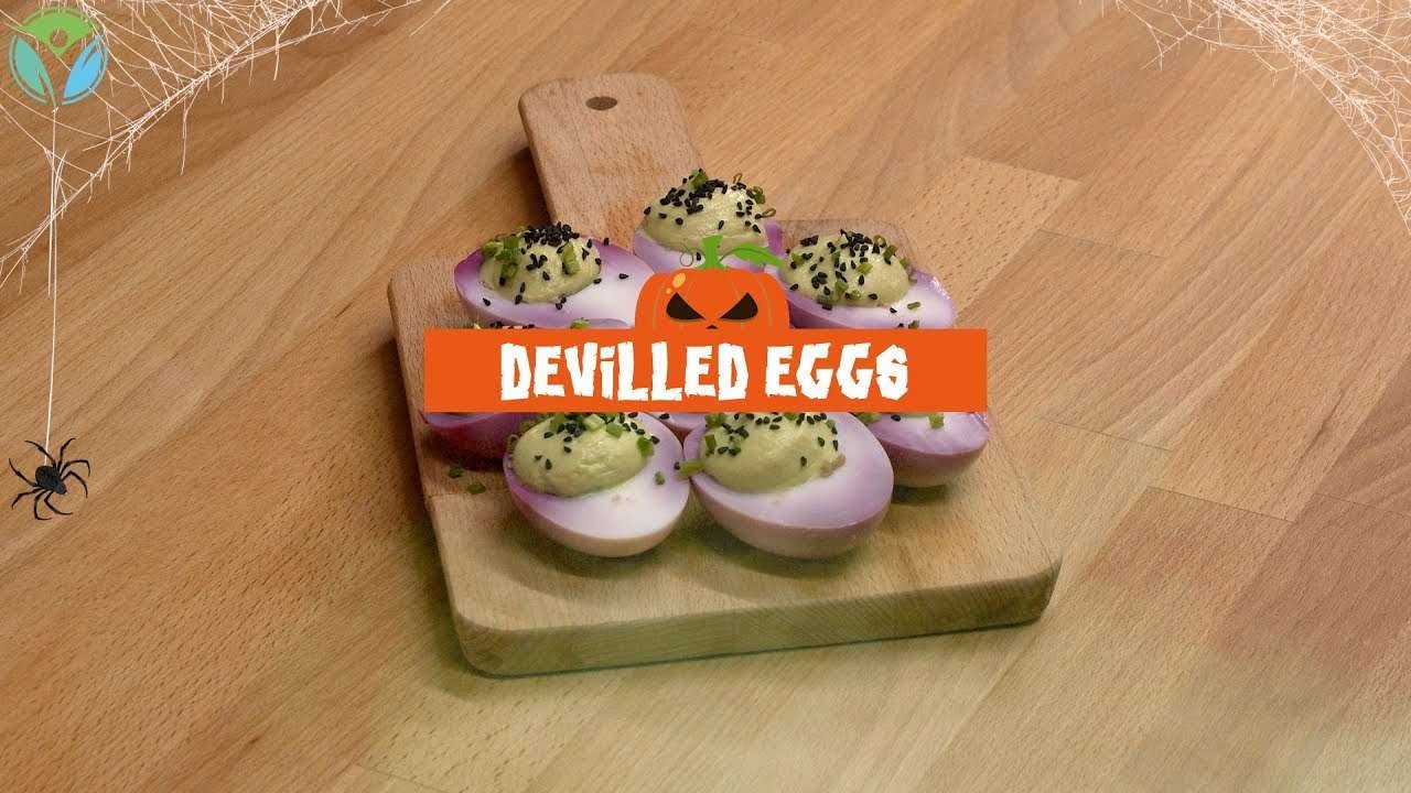 The Best Halloween Party Recipes: Devilled Eggs