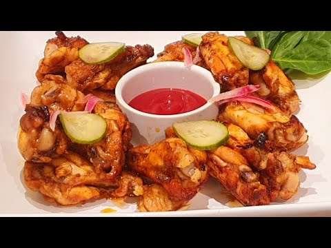 Baked Chicken Wings Easy and Mouth watering recipe (چکن ونگز)